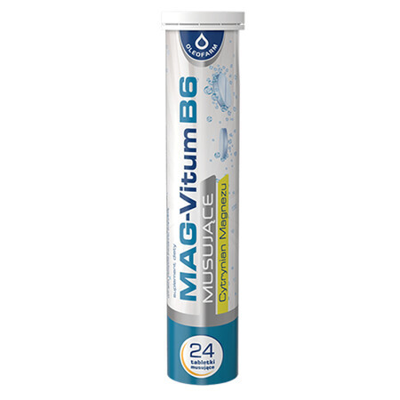 Mag-Vitum B6 Brausetabletten, Orangengeschmack, 24 Brausetabletten