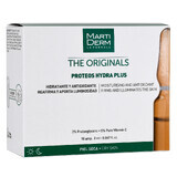 MartiDerm The Originals Proteos Hydra Plus, Feuchtigkeitsserum mit Antioxidantien, trockene Haut, 2 ml x 10 Ampullen