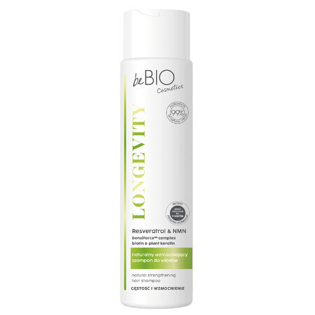 beBIO Cosmetics Longevity, natürliches, stärkendes Haarshampoo, 300 ml