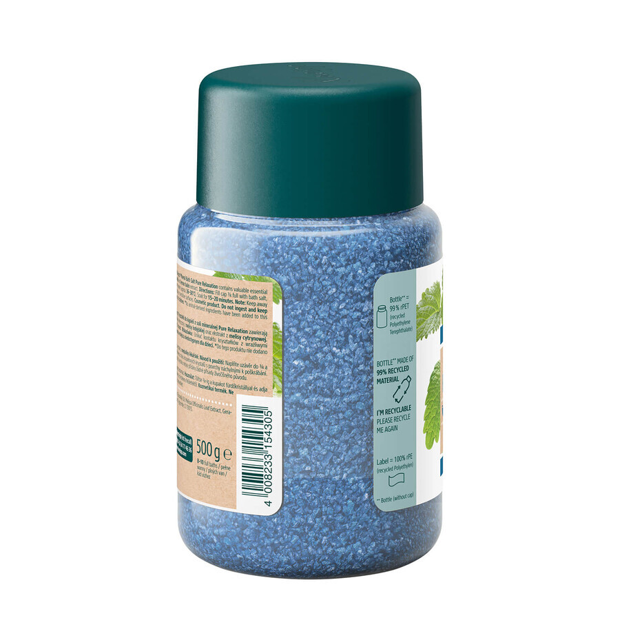 Kneipp Pure Relaxation Melissa, mineral salt crystals for the bath, 500 g