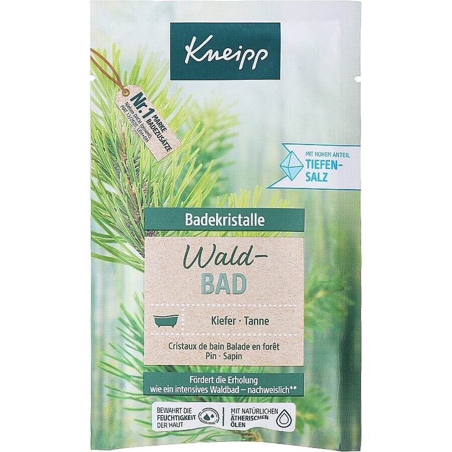 Kneipp Mindful Forest Fir și Pin, cristale minerale de sare pentru baie, 500 g