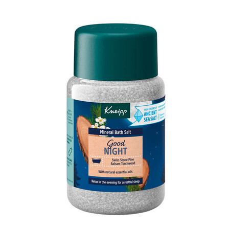 Kneipp Good Night Swiss Pine and Amyris Mineral Bath Salt Crystals 500g