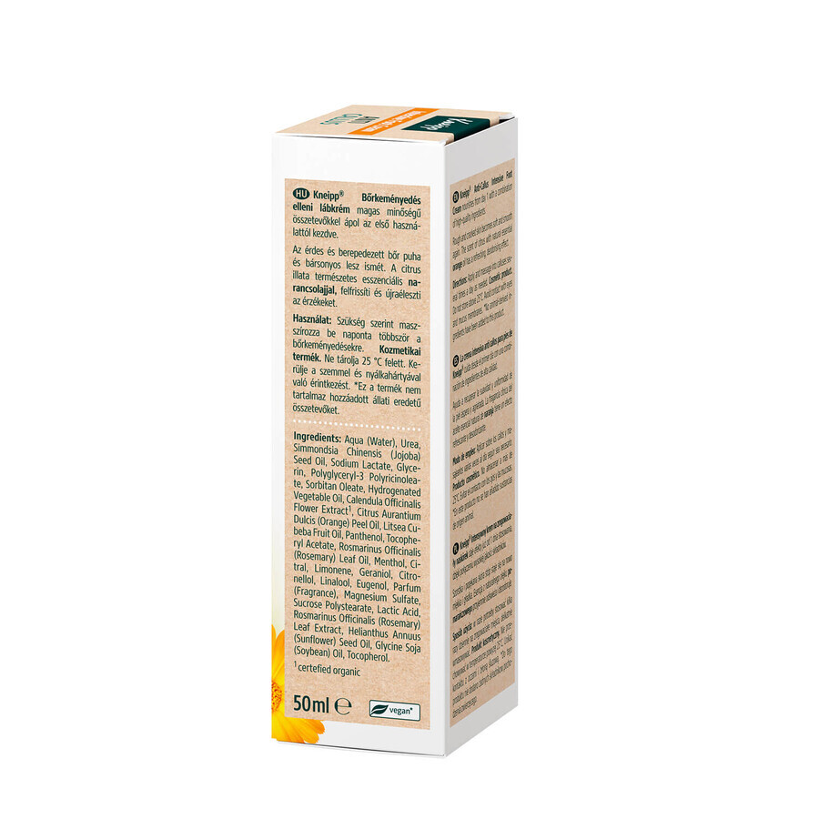 Kneipp, intensieve crème voor de eeltige huid, 50 ml