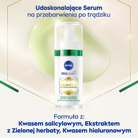 Nivea Cellular Luminous 630, refining serum for acne imperfections, 30 ml