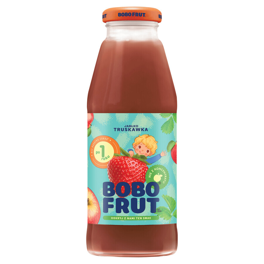 Bobo Frut Fruchtnektar, Apfel, Erdbeere, nach 12 Monaten, 300 ml