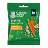 Gerber Organic Wheat & Oat Chips Carrot Orange 10 Months After 7g