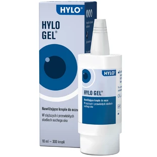Hylo Gel, feuchtigkeitsspendende Augentropfen, konservierungsmittelfrei, 10 ml