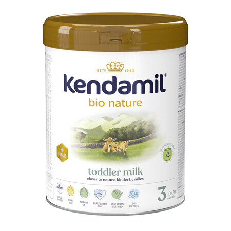 Kendamil Bio Nature 3 HMO+, Kindermilch, nach 10 Monaten, 800 g