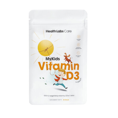 Health Labs MyKids Vitamin D3, Gummibärchen, 60 Stück