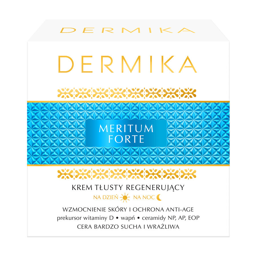 Dermika Meritum Forte, ölige regenerierende Tages- und Nachtcreme, 50 ml