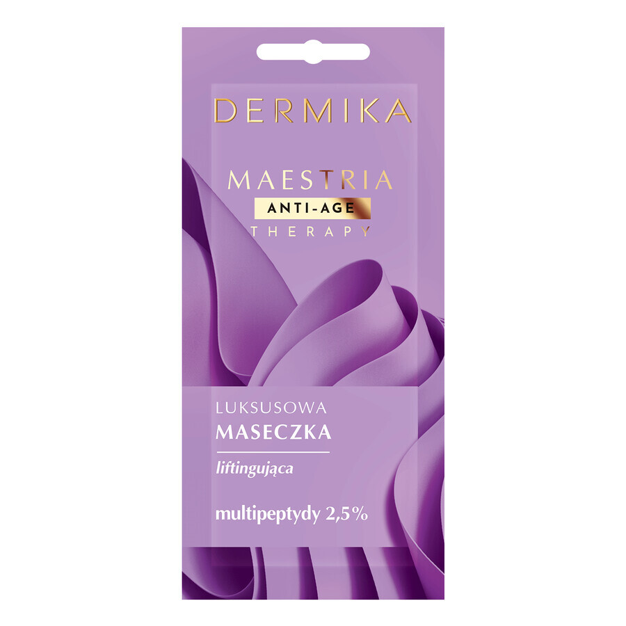 Dermika Maestria, maschera lifting di lusso, multipeptidi 2,5%, 7 g