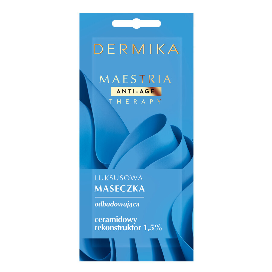 Dermika Maestria, luxury restorative mask, reconstructive ceramide 1.5%, 7 g