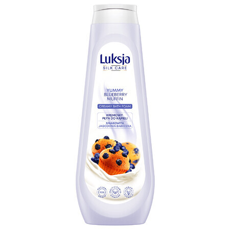 Luxja Silk Care, cremige Badelotion, leckeres Beeren-Cupcake, 900 ml