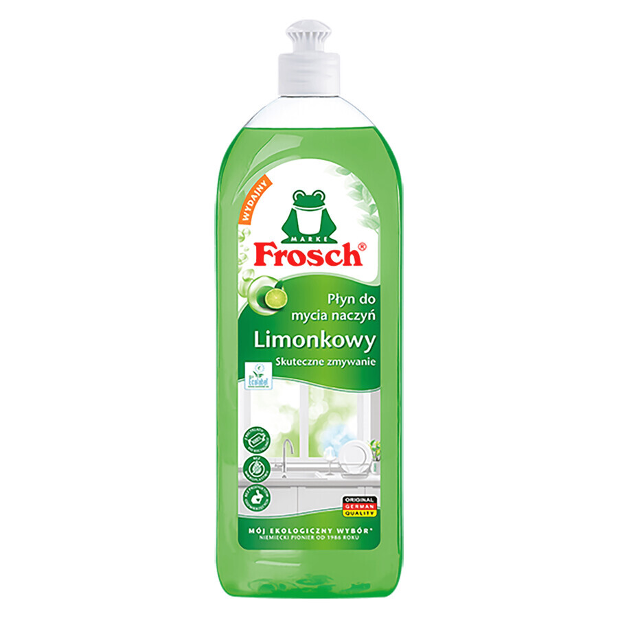 Frosch, afwasmiddel, limoen, 750 ml