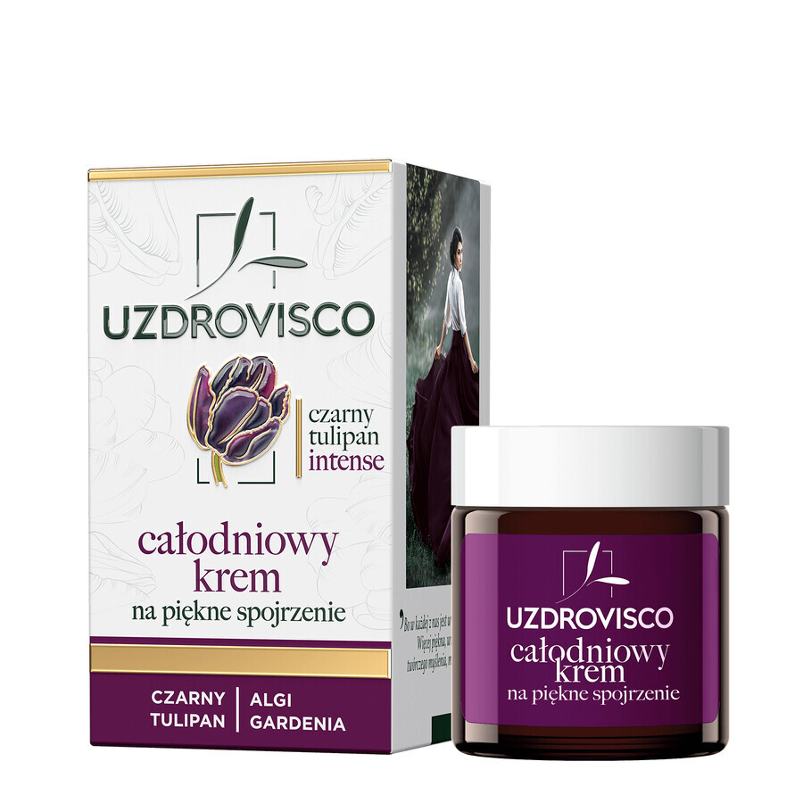 Uzdrovisco Black Tulip Intense, Ganztagscreme für schöne Augen, 25 ml