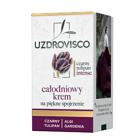 Uzdrovisco Black Tulip Intense, Ganztagscreme für schöne Augen, 25 ml