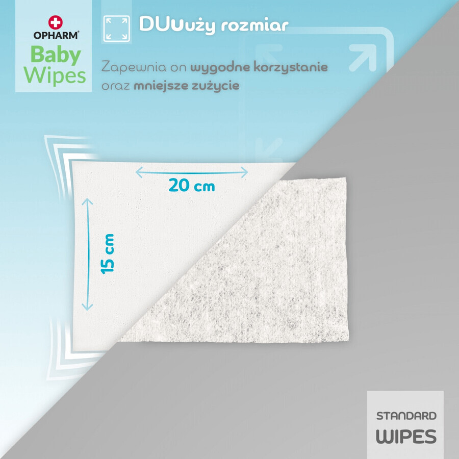 Opharm Baby Wipes Set, Feuchttücher, 10 x 64 Stück