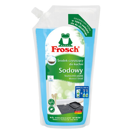 Frosch, keukenreiniger, soda, reserve, 1000 ml