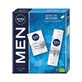 Nivea Men Sensitive Recovery Set, Rasierschaum, 200 ml + Aftershave-Balsam, 100 ml