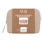 SVR Densitium Rose Eclat Reno Set, Anti-Ageing-Creme, 50 ml + Nachtgesichtslotion, 15 ml + Kosmetiktasche als Geschenk