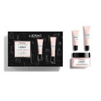 Set Lierac Hydragenist, cremă hidratantă iluminatoare, 50 ml + ser, 15 ml + cremă de ochi, 7,5 ml cadou