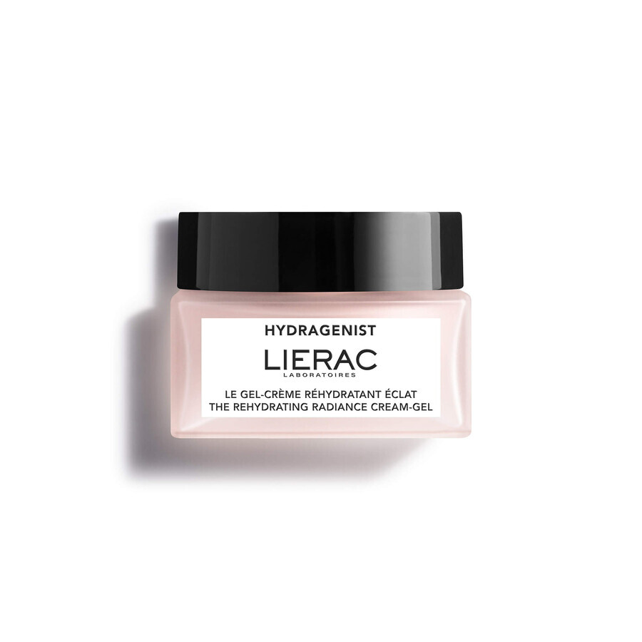 Lierac Hydragenist set, crème-gel hydratante illuminante, 50 ml + sérum, 15 ml + crème pour les yeux, 7,5 ml en cadeau