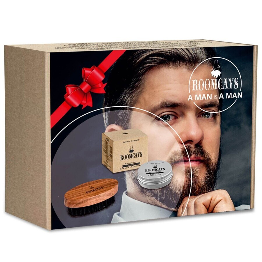 Set Roomcays NO. 7, Mustache Shaping Wax, 30ml + Beard Cartridge, 1pc