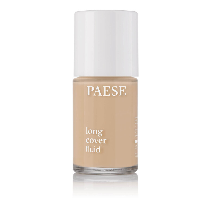 Paese Long Cover Fluid, base cubriente, 1,75 Sand Beige, 30 ml