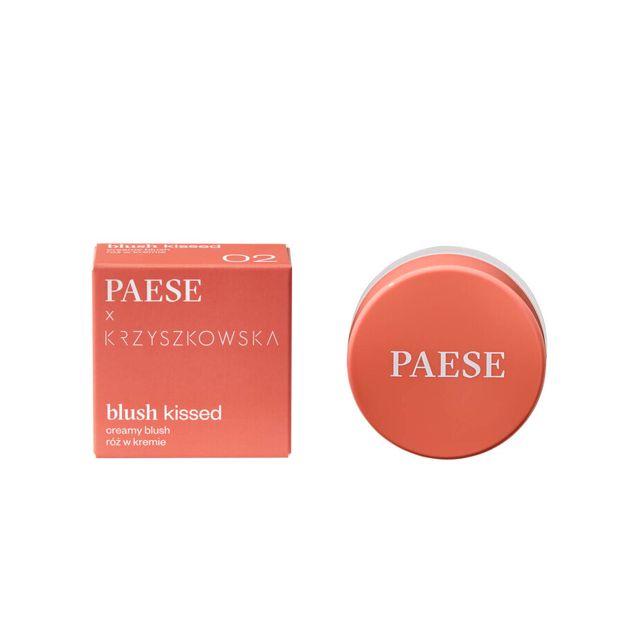 Paese x Krzyszkowska Blush Kissed, fard de obraz în cremă, 02, 4 g