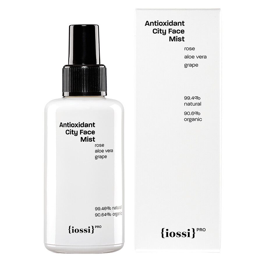 Iossi Pro Hey Skin! Antioxidant &amp; Anti-Pollution, Gesichtsnebel, 100 ml + Gesichtsserum, 30 ml