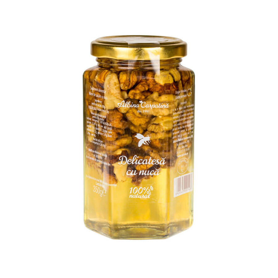 Delicatesa cu nuca Albina Carpatina, 360 g, Apicola