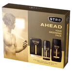 STR8 Set Ahead, aftershave, 100 ml + deodorant spray, 150 ml + gel de duș, 250 ml