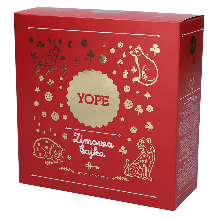 Yope Winter Fairy Tale set, scented candle + protective hand cream, 50 ml