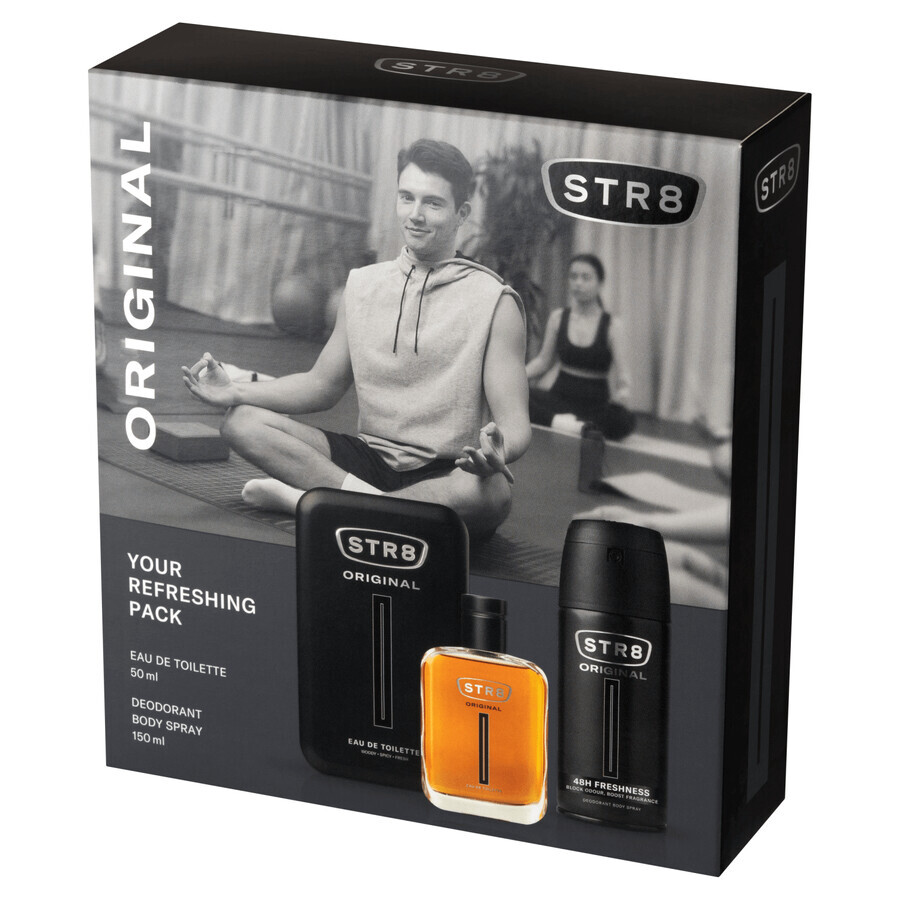 STR8 Original set, eau de toilette, 50 ml + deodorant spray, 150 ml