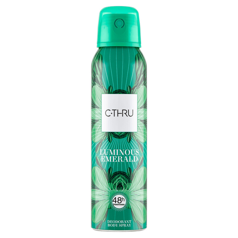 C-THRU Set Luminous Emerald, deodorante, 75 ml + deodorante spray, 150 ml