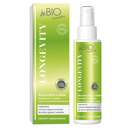 beBIO Cosmetics Longevity, un masaj natural pentru întărirea scalpului și părului, 100 ml