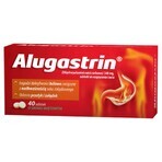 Alugastrin 340 mg, mint flavor, 40 chewable tablets