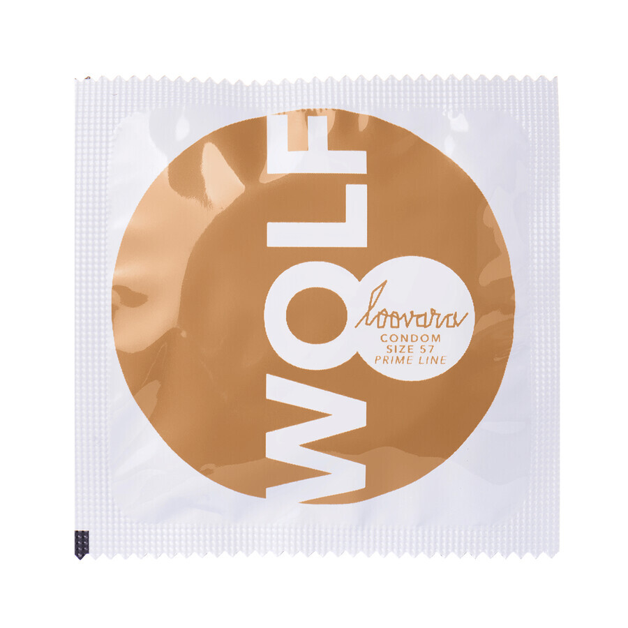 Loovara Wolf, classic condoms, 57 mm, 12 pieces