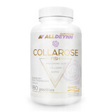 Allnutrition Alldeynn CollaRose Poisson, saveur framboise et fraise, 180 pastilles