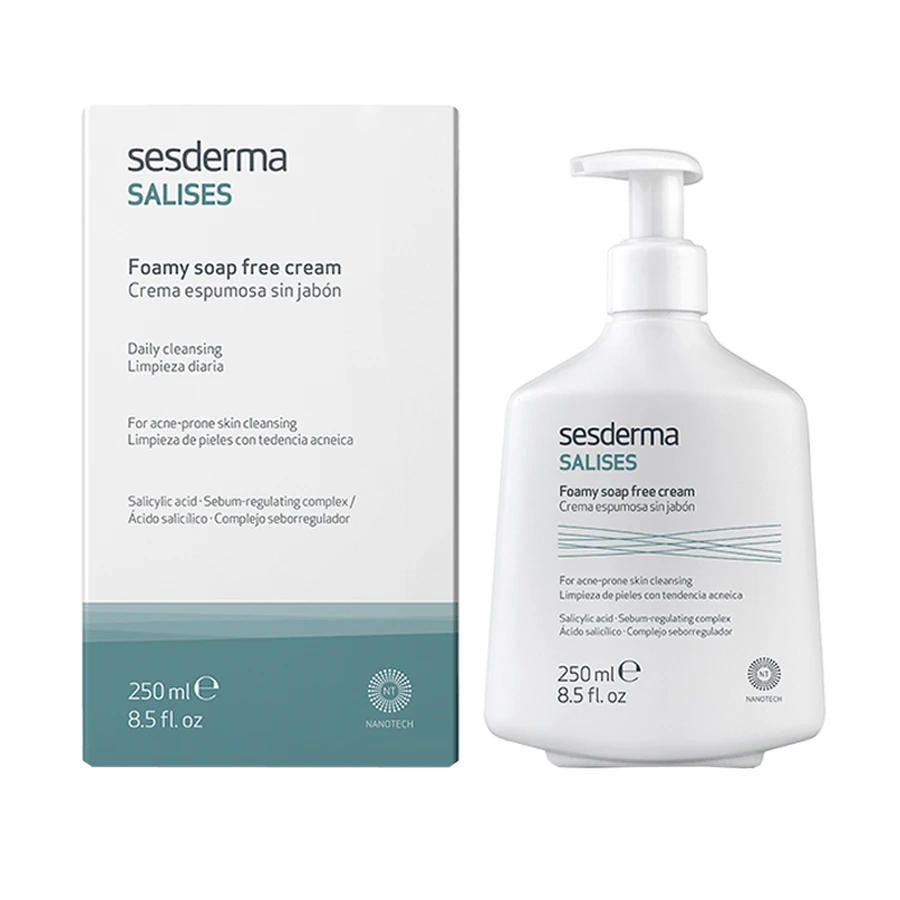 Sesderma Salises, schäumende Gesichtsreinigungscreme, seifenfrei, 250 ml