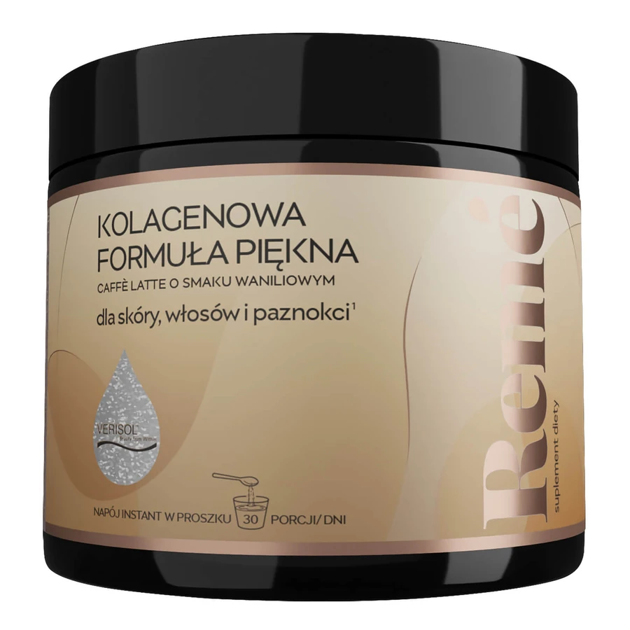 Reme Collagen Beauty Formula Caffe Latte, aromă de vanilie, 150 g