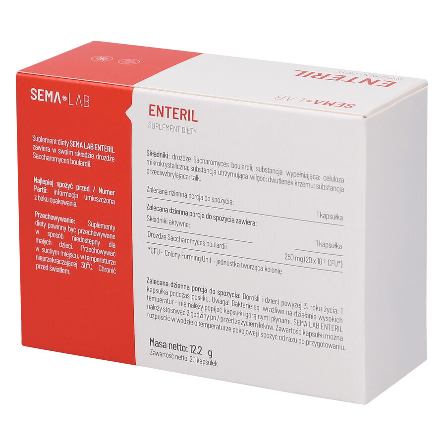 SEMA Lab Enteril, 20 capsules