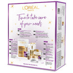 Kit L'Oreal Age Expert 55+, crema viso, 50 ml + maschera in fogli, 30 g + crema occhi, 15 ml