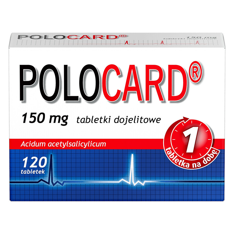 Polocard 150 mg, 120 comprimidos gastrorresistentes