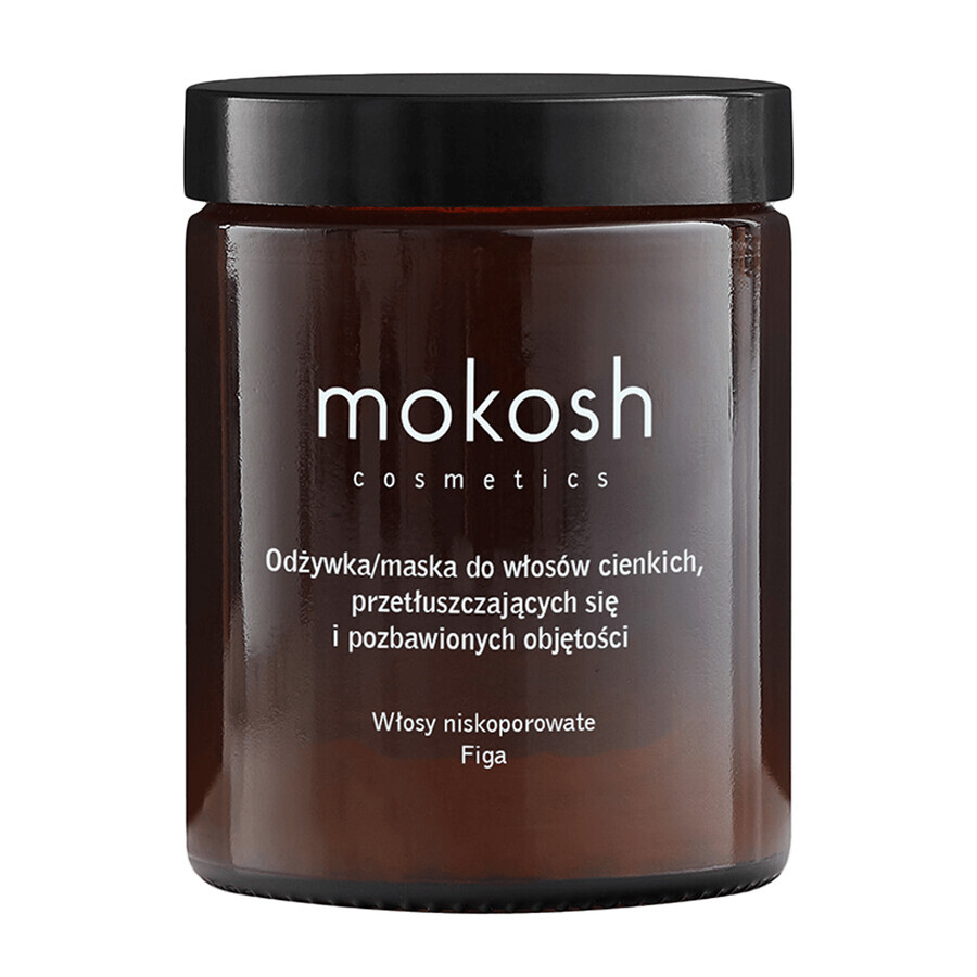 Mokosh, balsam-mască pentru păr subțire, gras și voluminos, smochine, 180 ml