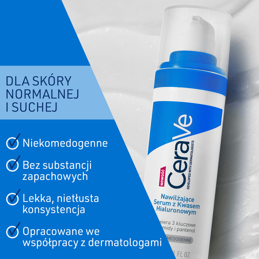 CeraVe, Feuchtigkeitsserum mit Hyaluronsäure, 30 ml