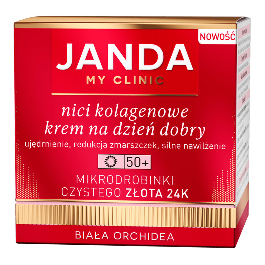 Janda My Clinic Collagen Threads 50+, day cream, 50 ml