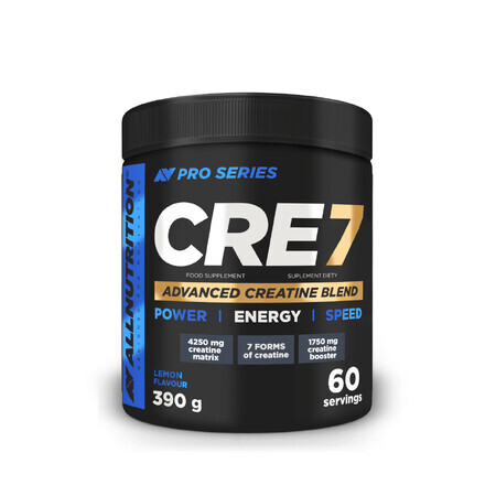 Allnutrition Pro Series CRE7, Zitronengeschmack, 390 g