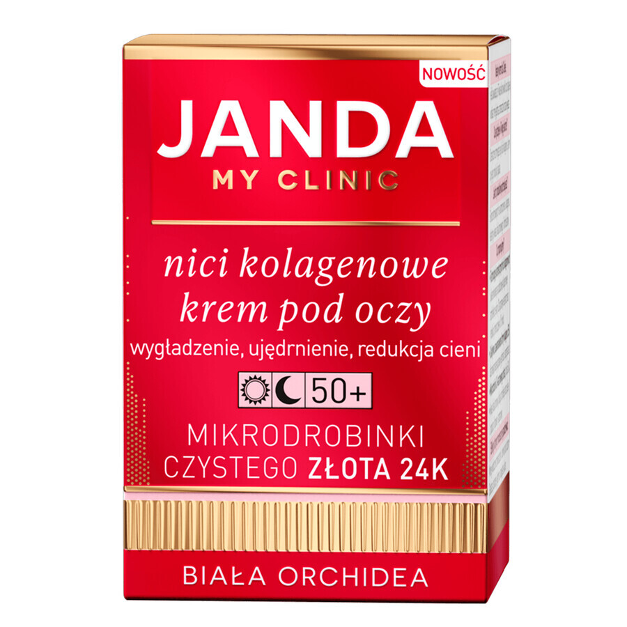 Janda My Clinic Collagen Threads 50+, Augencreme, 15 ml