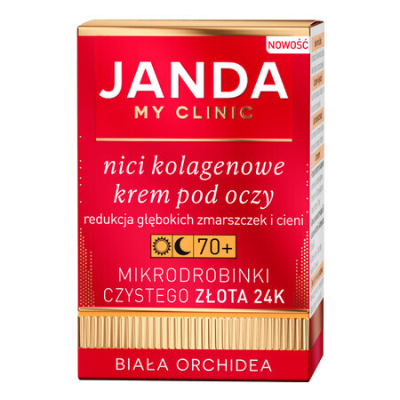 Janda My Clinic Collagen Threads 70+, eye cream, 15 ml